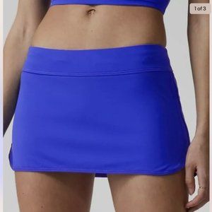 Athleta Tidal Swim Skirt - Cerulean Blue